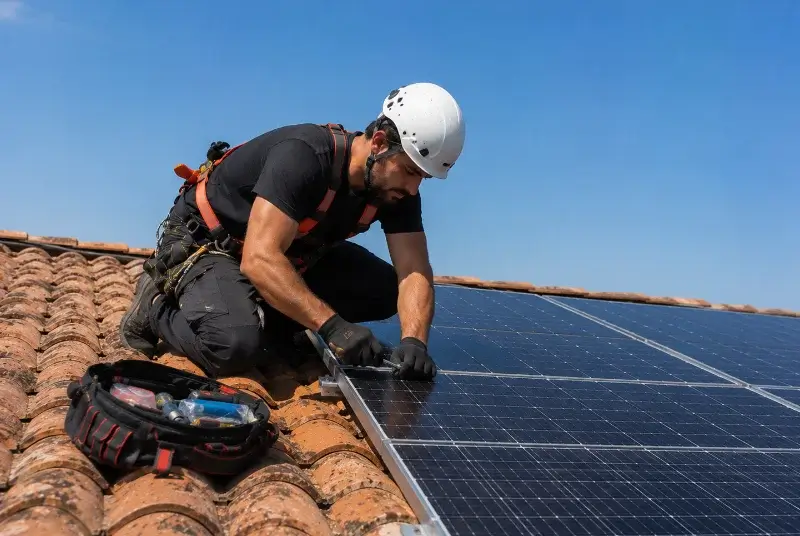 Maintenance et monitoring de panneaux solaires à Hastingues